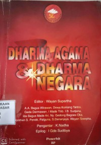 Image of Dharma Agama dan Dharma Negara